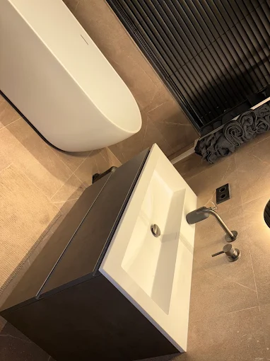 Badkamerrenovatie — werk van Lambregts Installaties
